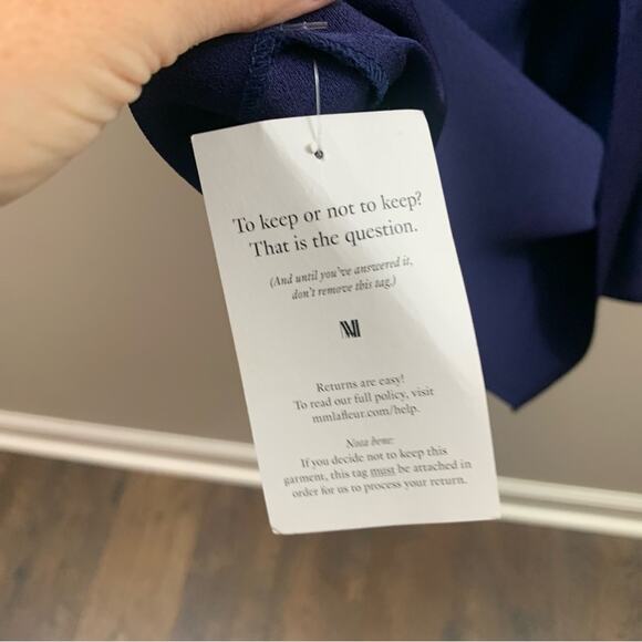 MM. Lafleur Taylor 2.0 Dress Deep Indigo - Picture 7 of 11